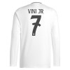 Real Madrid Vini JR 7 Hjemme 2024-25 - Fodboldtrøjer (L/S)